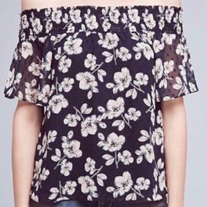 Vanessa Virginia Off The Shoulder Floral Top M